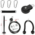 Attachable Pulley System featuring tricep rope and loading pin for versatile workouts
