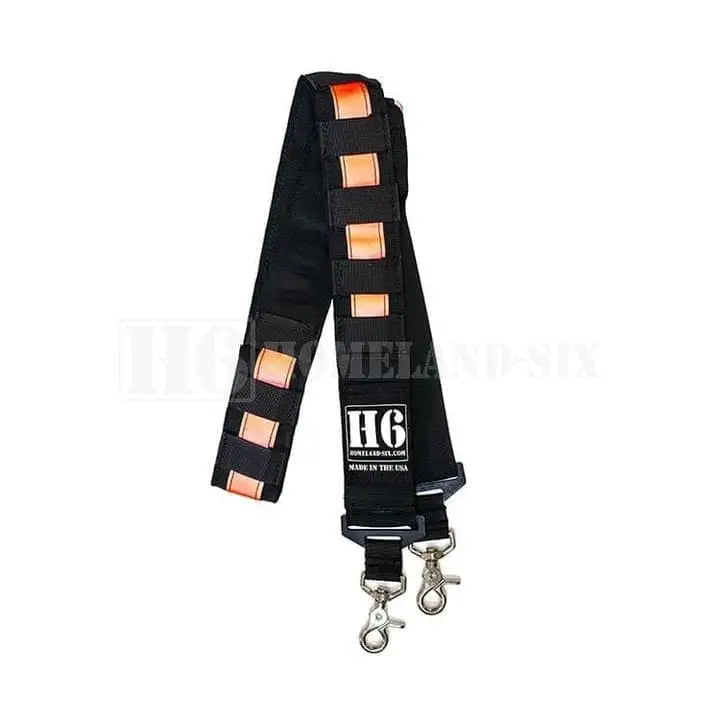 H6 FRONTLINE RADIO STRAP KIT - 3M RED/ORANGE REFLECTIVE - Chief Miller Apparel