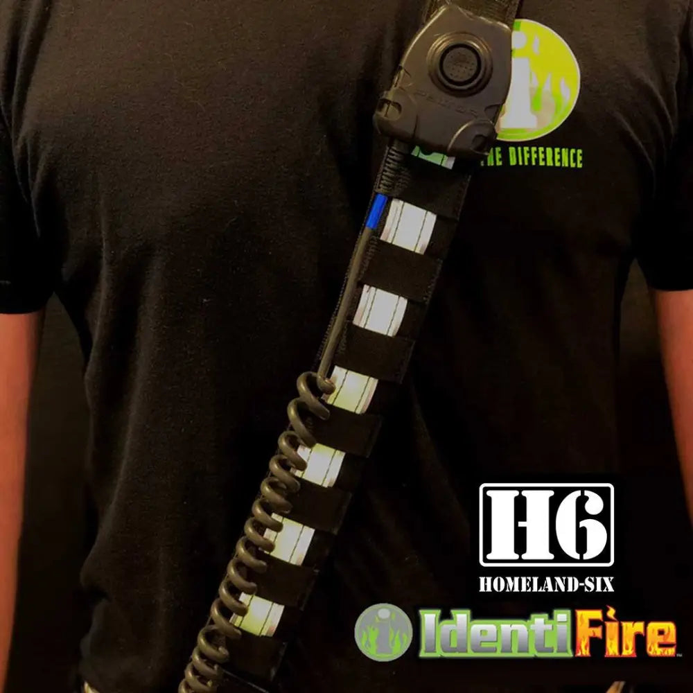 H6 FRONTLINE RADIO STRAP KIT - IDENTIFIRE & REFLECTIVE SILVER - Chief Miller Apparel