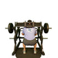 SFE Commercial Power Safety Squat Machine with Weights for Fitness Enthusiasts including First Responders