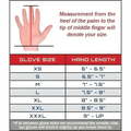 Hand measurement guide for sizing Recon Tactical Gloves with Maxx-Grip Technology