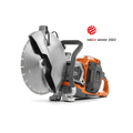 Husqvarna K 1 PACE Battery Powered Rescue Power Cutter with diamond blade and orange housing