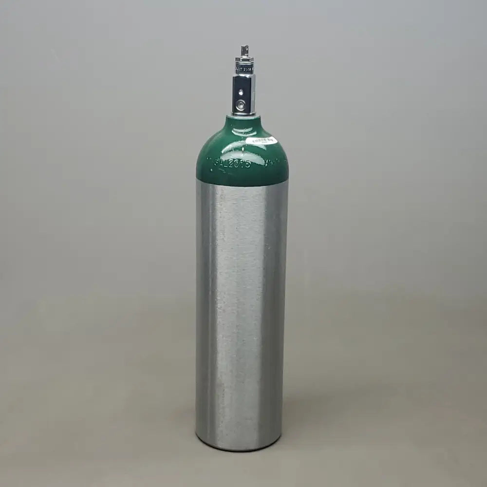 HARRISON Empty Medical Oxygen Cylinder Tank W/ Post Valve Aluminum 425L X959301 (New Other) - Chief Miller Apparel