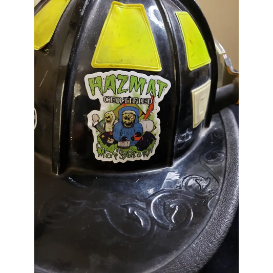 Chief Miller Hazmat Mop and Glow - Helmet Decal Apparel