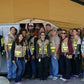 Group of emergency response workers in HCPHES Safety Vests for enhanced safety