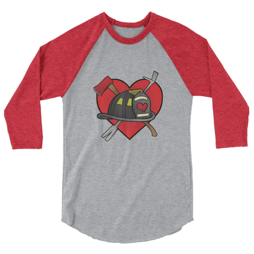 Heart Firefighter 3/4 Sleeve - Chief Miller Apparel