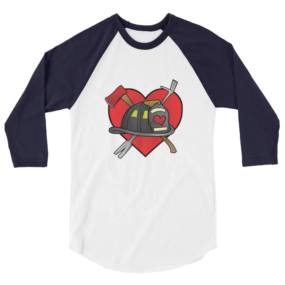 Heart Firefighter 3/4 Sleeve - Chief Miller Apparel