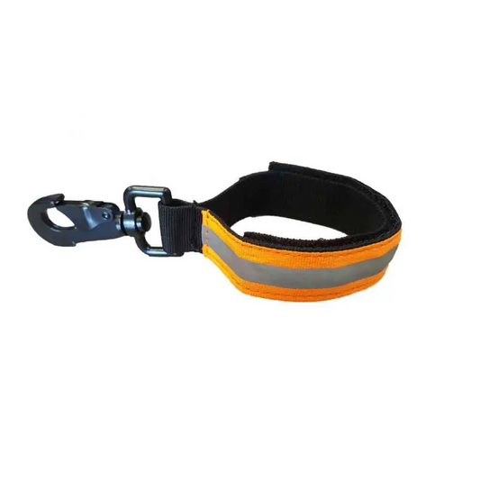 Chief Miller Glovestraps Heavy Duty Firefighter Glove Strap with Orange Reflective Trim Apparel