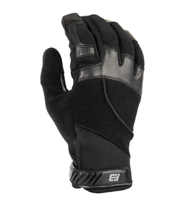 Black tactical Hero Gloves 3.0 SL with reinforced leather and mesh for finger tips protection