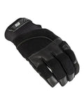 Black tactical gloves with reinforced padding, Hero Gloves 3.0 SL for finger tips protection