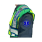 High-visibility EMS Public Safety Vest in Ultrabright Green with reflective stripes