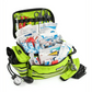 High-visibility Scherber Basic First Responder Trauma Kit - Fully stocked with emergency supplies