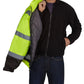 High-visibility reversible UHV563 HiVis Bomber Jacket with Teflon Fabric Protector in yellow