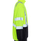 High-visibility UPA542 HiVis 1/4 Zip Soft Shell Pullover with reflective stripes