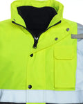 High-visibility UHV563 HiVis Bomber Jacket with Teflon Fabric Protector and reflective stripes