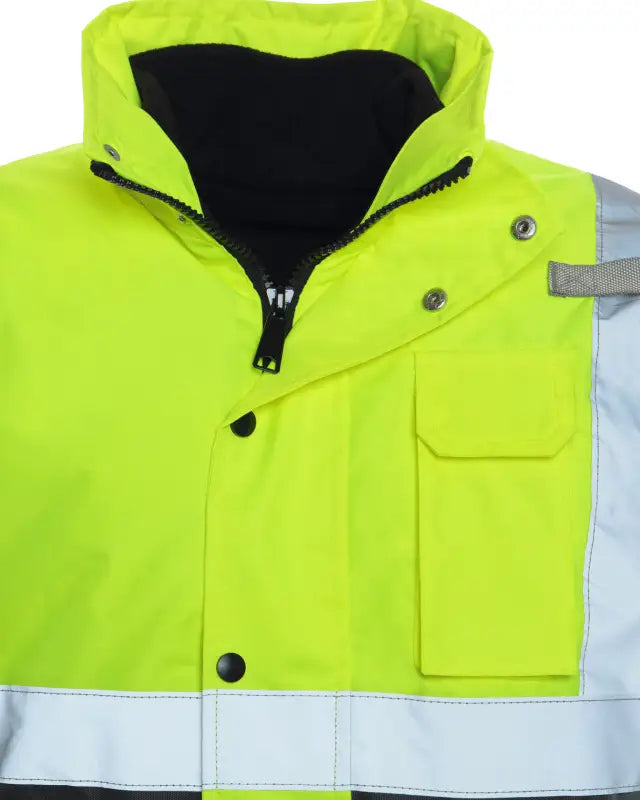 High-visibility UHV563 HiVis Bomber Jacket with Teflon Fabric Protector and reflective stripes