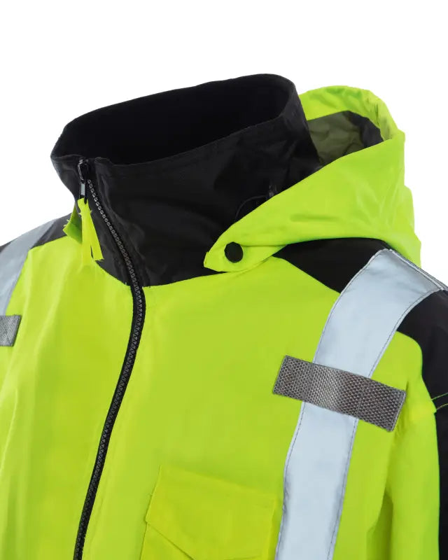 High-visibility UHV575 HiVis 3-Season Bomber Jacket with Teflon Fabric Protector