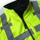 High-visibility Zip Reversible Insulated Vest UHV1001 HiVis with reflective stripes