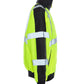 High-visibility yellow UHV575 HiVis 3-Season Bomber Jacket with Teflon Fabric Protector