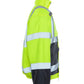 High-visibility yellow UHV563 HiVis Bomber Jacket with reflective stripes and Teflon fabric protector