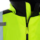 High-visibility yellow safety vest with black trim for UHV575 HiVis 3-Season Bomber Jacket