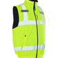 High-visibility yellow utility pro UHV1001 HiVis Full Zip Reversible Insulated Vest