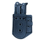 Black plastic holster for Gerber Center Drive with multiple mounting holes and points