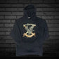 Navy blue Hoodie FRCC featuring First Responders eagle design and banner graphic