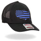 Blue Country Flag Trucker Hat -GSH1037 - Chief Miller Apparel