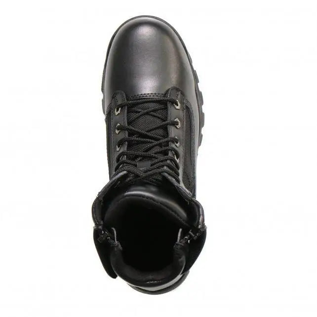 Hot Leathers- Men's Black Leather Swat Style Lace Up Boots with Zippers BTM1012 - Chief Miller Apparel