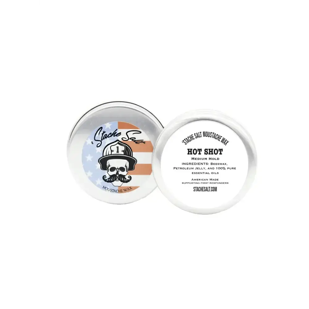 Hot Shot - Medium Hold Moustache & Beard Wax - Moustache Wax