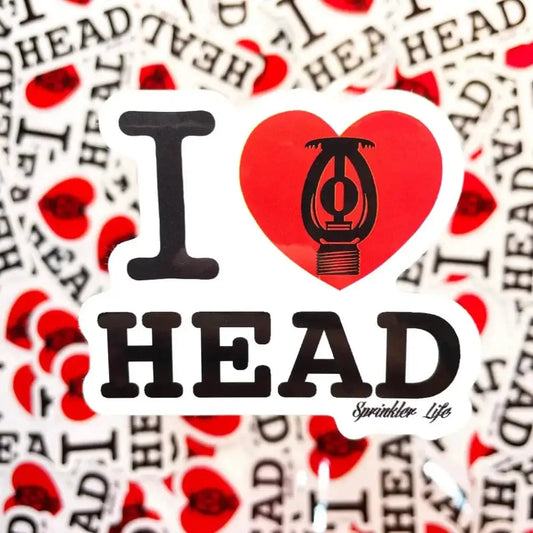 I Love Head Sticker - Chief Miller Apparel