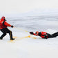 Ice rescue training with ARM-LOC Rescue System for effective water rescues and victim pulls