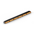 Illuminated amber LED light bar on Feniex Quantum 2.0 Stick Light for first responders