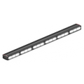 Illuminated black LED light bar on Feniex Fusion Work Light for enhanced visibility