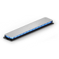 Illuminated blue emergency light bar on Feniex Quantum 2.0 GPL Light Bar for emergency use