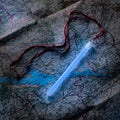 Illuminated blue M-Tac Glow Sticks displaying vibrant light for outdoor activities