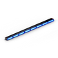 Illuminated blue LED light bar on Feniex Quantum 2.0 800 Light Stick for first responders