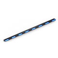 Illuminated blue LED light bar by Feniex Quantum for rocker panel and first responders