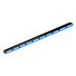Illuminated blue LED light bar on Feniex Quantum 2.0 1000 Stick Light for first responders