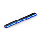 Illuminated blue LED light bar on Feniex Quantum 2.0 600 Stick Light for first responders