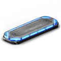 Illuminated blue police light bar on Feniex Quantum 2.0 27-inch mini light bar