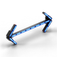 Illuminated double-headed arrow on Feniex Quantum Arrow Board for first responders