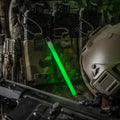 Illuminated green M-Tac Glow Stick showcasing vibrant glow for outdoor adventures