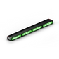 Illuminated green LED light bar on Feniex Quantum 2.0 Stick Light for first responders