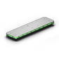 Illuminated green LED light bar on Feniex Quantum 2.0 44 GPL Light Bar for visibility