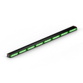 Illuminated green LED light bar on Feniex Quantum 2.0 800 Light Stick for first responders