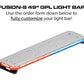 Illuminated Light Bar on Feniex Fusion-S GPL Exterior Light Bar for maximum visibility