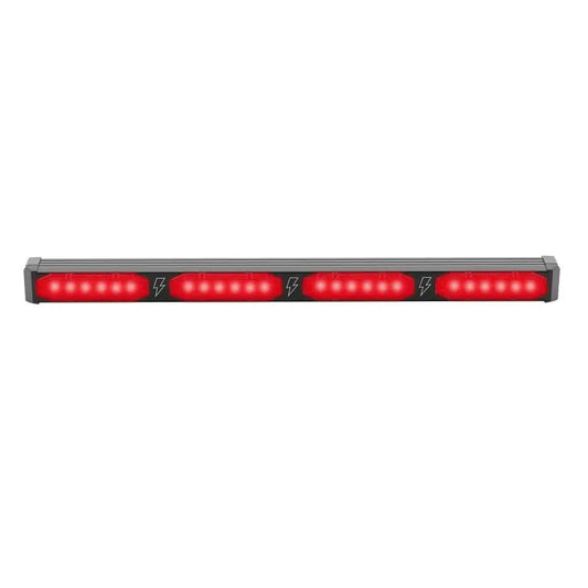 Illuminated red LED stick light for first responders and firefighters in the UBL U-Lite 400 Stick Light