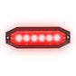 Illuminated red LED light bar on UBL U-Lite Surface Mount for enhanced visibility